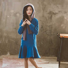 Load image into Gallery viewer, School Kids Dresses For Girls With Long Sleeves Spring Autumn 2020 Baby Girl Party Dress Teenager Children Dress Fashion Clothes
